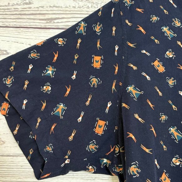 Goodfellow + Co. Blue ShortSleeve Button Up Large - Picture 3 of 6